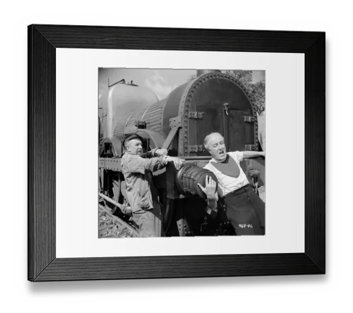 Framed Print : The bishop and Vicar struggle with the Thunderbolt Framed Print : The bishop and Vicar struggle with the Thunderbolt