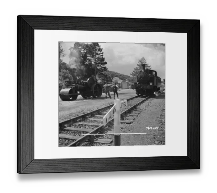 Framed Print : A scene from The Titfield Thunderbolt Framed Print : A scene from The Titfield Thunderbolt