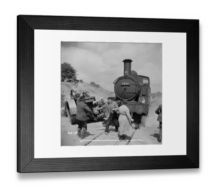 Framed Print : A scene from The Titfield Thunderbolt Framed Print : A scene from The Titfield Thunderbolt