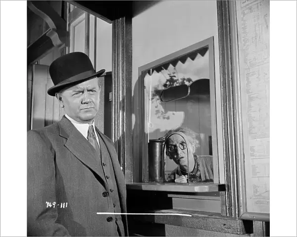 Blakeworth at the ticket office
