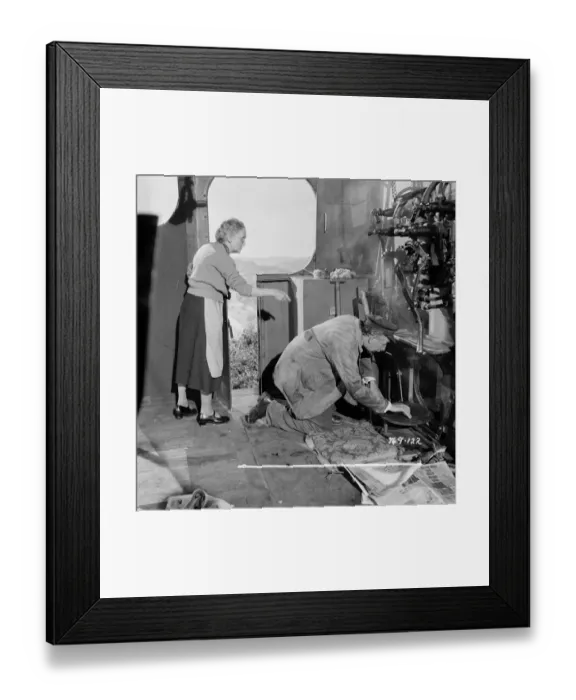 Framed Print : Edie Martin and George Relph Framed Print : Edie Martin and George Relph