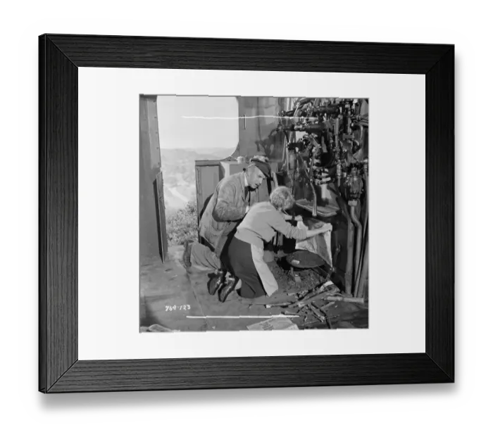Framed Print : Edie Martin and George Relph Framed Print : Edie Martin and George Relph