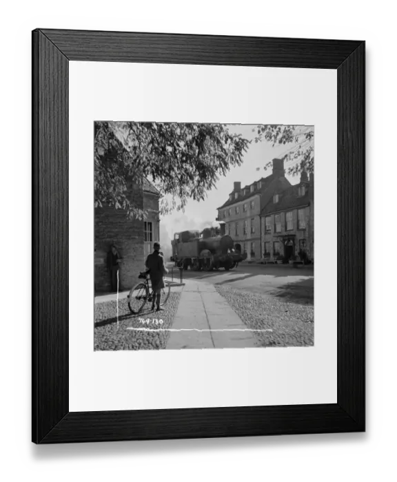 Framed Print : The Thunderbolt thunders through Titfield Framed Print : The Thunderbolt thunders through Titfield
