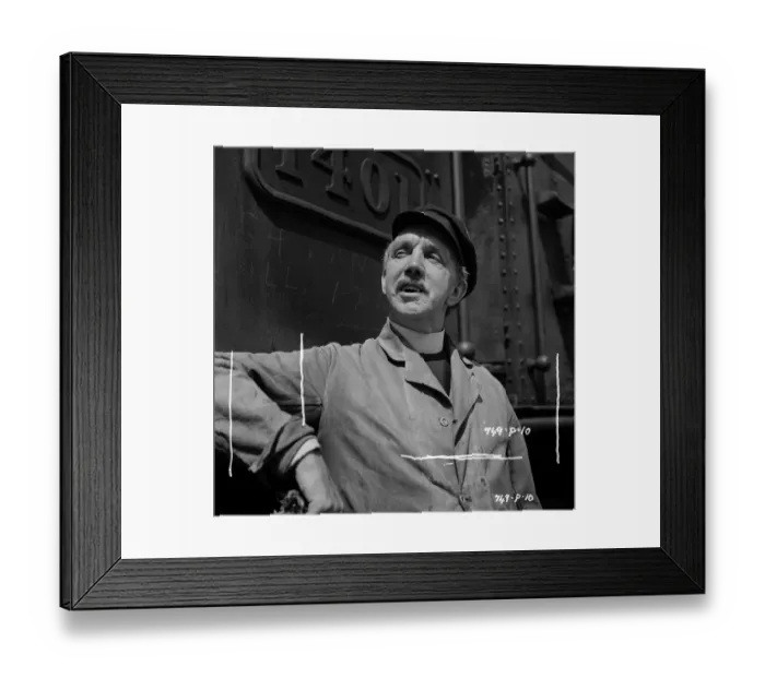 Framed Print : A wry smile from George Relph Framed Print : A wry smile from George Relph