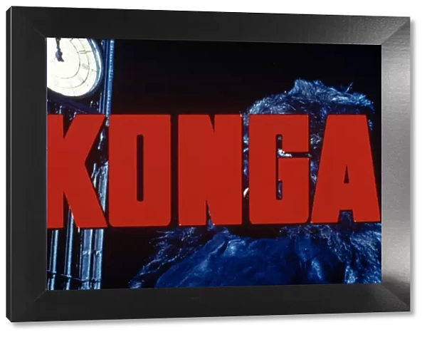 A frame from the titles sequence of Konga (1961)