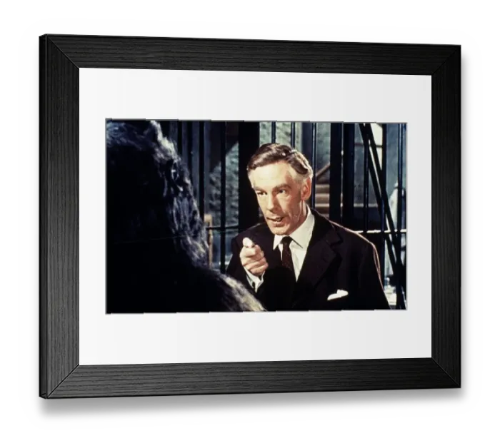 Framed Print : Dr. Decker talks to Konga Framed Print : Dr. Decker talks to Konga