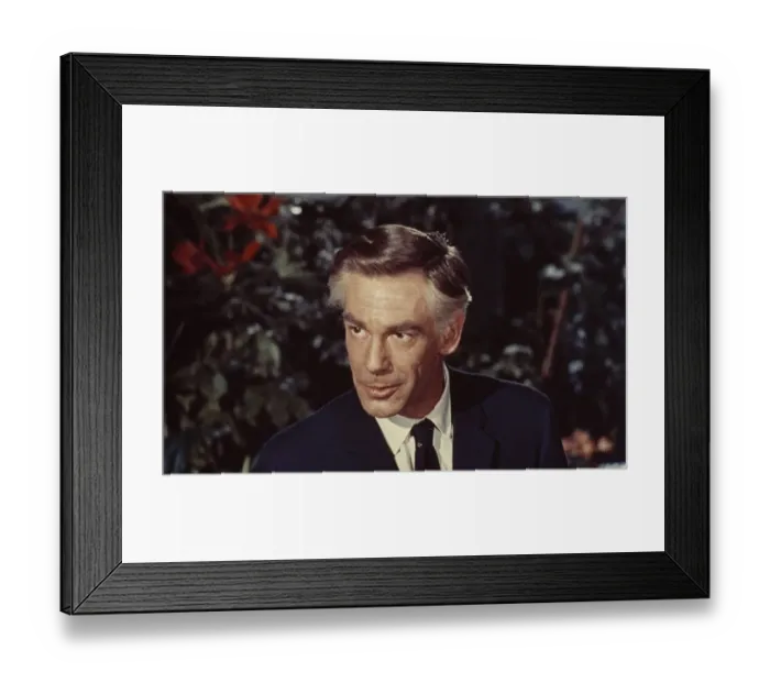 Framed Print : Michael Gough as Dr. Decker Framed Print : Michael Gough as Dr. Decker
