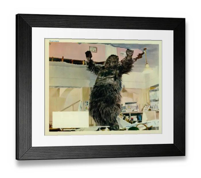 Framed Print : A front of the house image for Konga (1961) Framed Print : A front of the house image for Konga (1961)