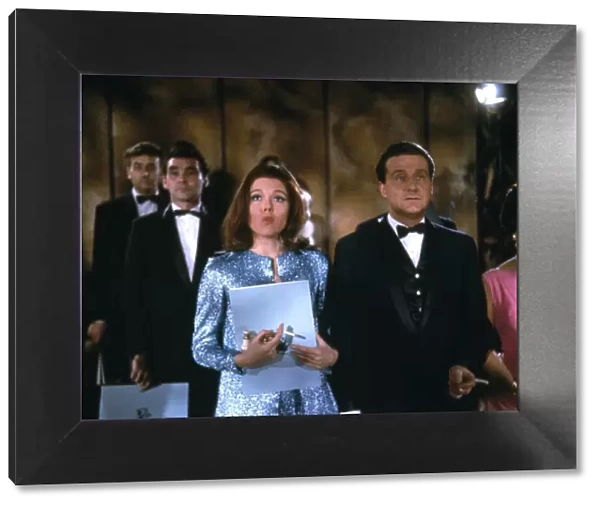 Mrs Peel and Steed in the audience