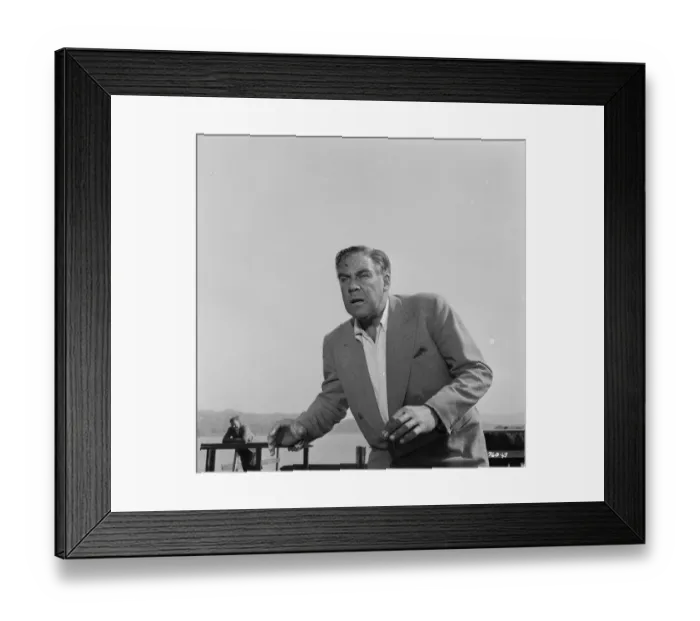 Framed Print : Paul Douglas as The American