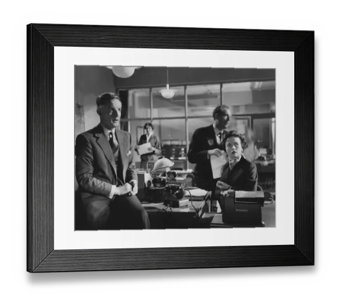 Framed Print : mag1954 bw pri 043 Framed Print : mag1954 bw pri 043