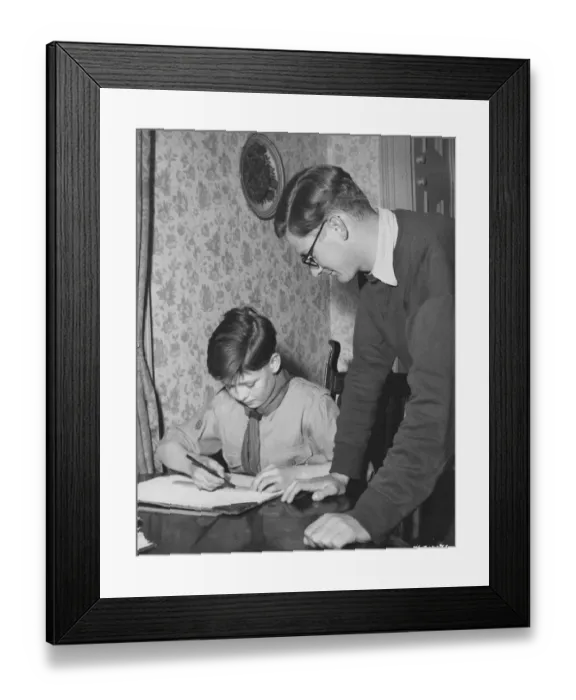 Framed Print : mag1954 bw pri 137 Framed Print : mag1954 bw pri 137