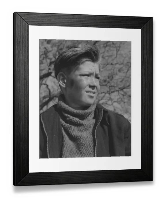 Framed Print : mag1954 bw pri por 012 Framed Print : mag1954 bw pri por 012