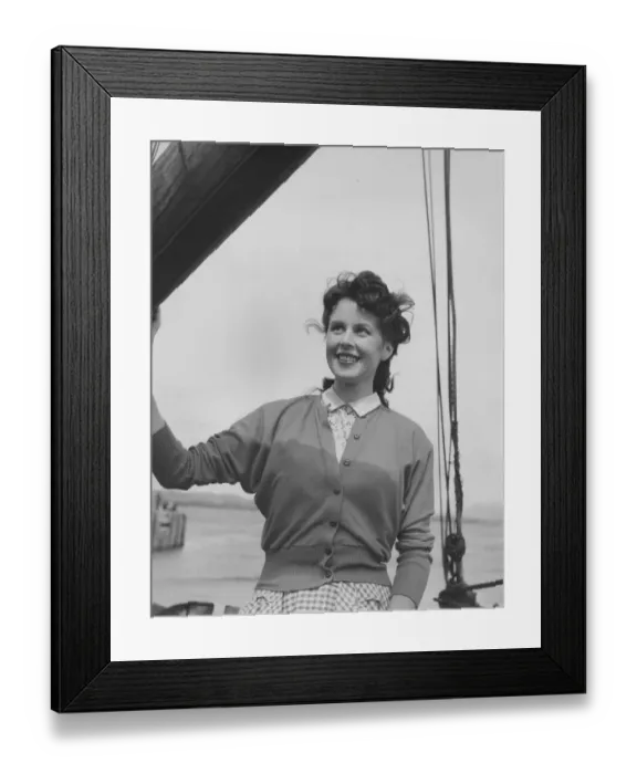 Framed Print : mag1954 bw pri por 032 Framed Print : mag1954 bw pri por 032