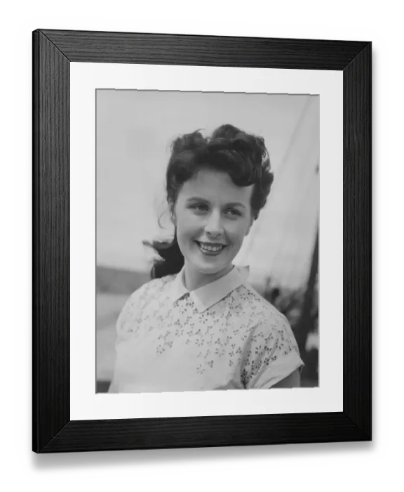Framed Print : mag1954 bw pri por 034 Framed Print : mag1954 bw pri por 034