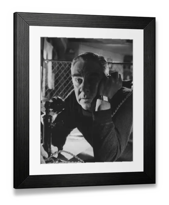 Framed Print : mag1954 bw pri por 043 Framed Print : mag1954 bw pri por 043