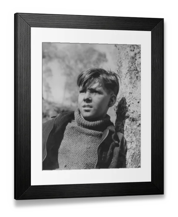 Framed Print : mag1954 bw pri por 001 Framed Print : mag1954 bw pri por 001