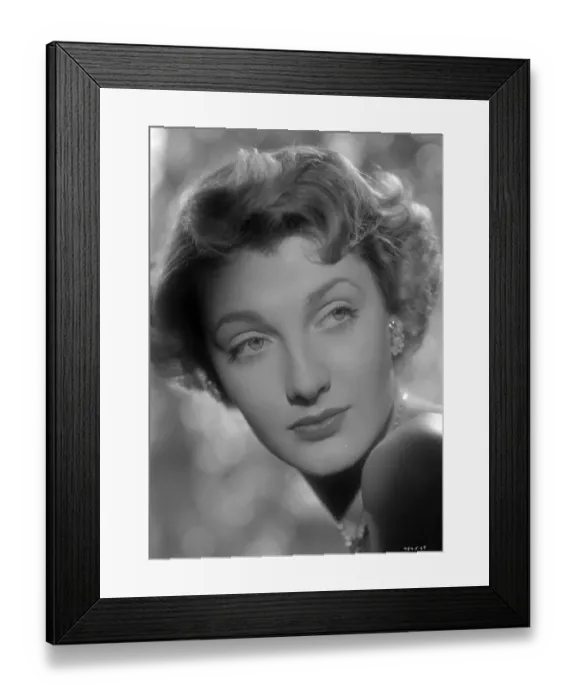 Framed Print : A portrait of Barbara Murray Framed Print : A portrait of Barbara Murray