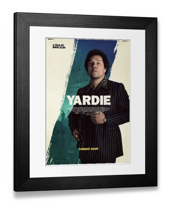 Framed Print : Yardie (2018) character posters Framed Print : Yardie (2018) character posters