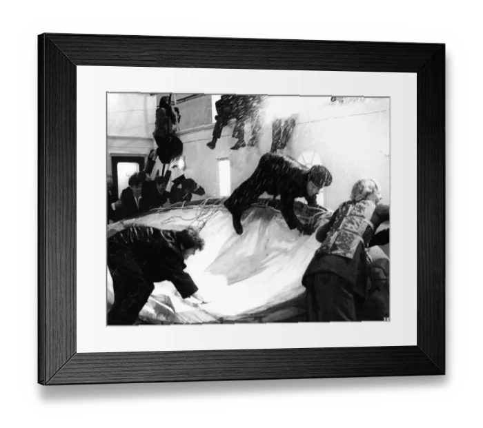 Framed Print : sos1979 bw pri 031