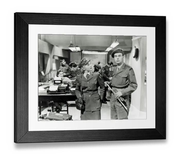 Framed Print : Jill Adams and Ian Carmichael Framed Print : Jill Adams and Ian Carmichael