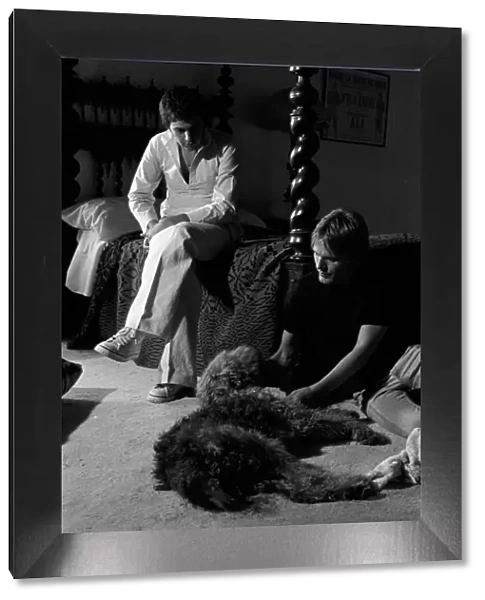 Jim with Mike and the dog
