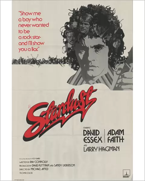 One sheet poster artwork for Stardust (1974)