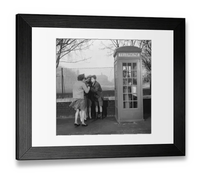 Framed Print : ser1963 bw neg 006