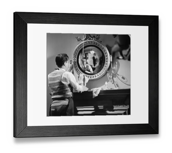 Framed Print : ser1963 bw neg 095
