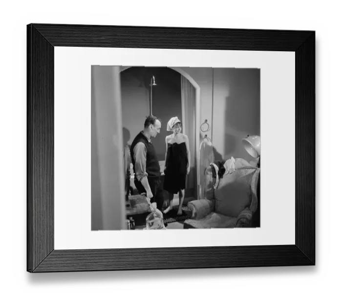 Framed Print : ser1963 bw neg 128