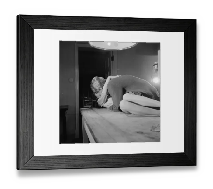 Framed Print : ser1963 bw neg 149