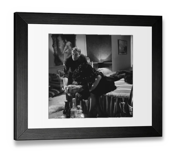 Framed Print : ser1963 bw neg 218