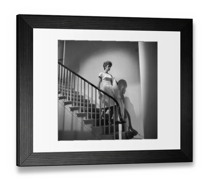 Framed Print : ser1963 bw neg 285