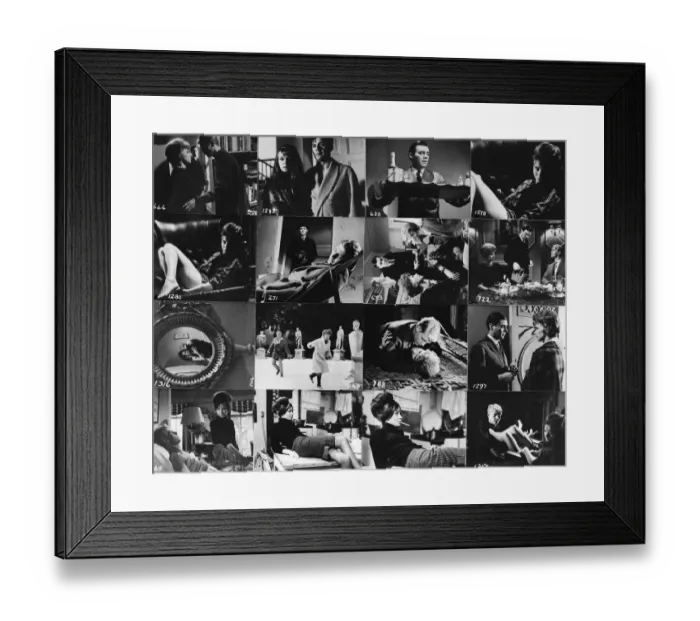 Framed Print : ser1963 bw neg 298