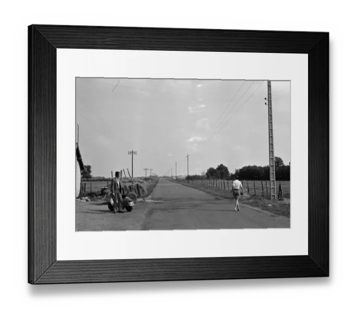 Framed Print : and1970 bw neg 048