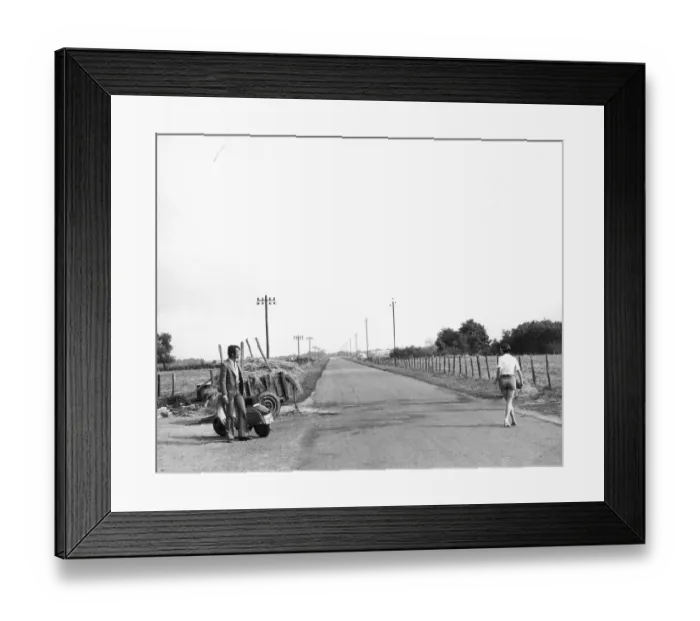 Framed Print : and1970 bw pri 153