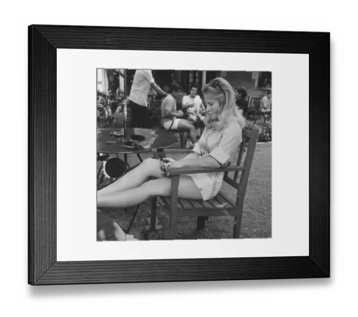 Framed Print : and1970 bw pri 195