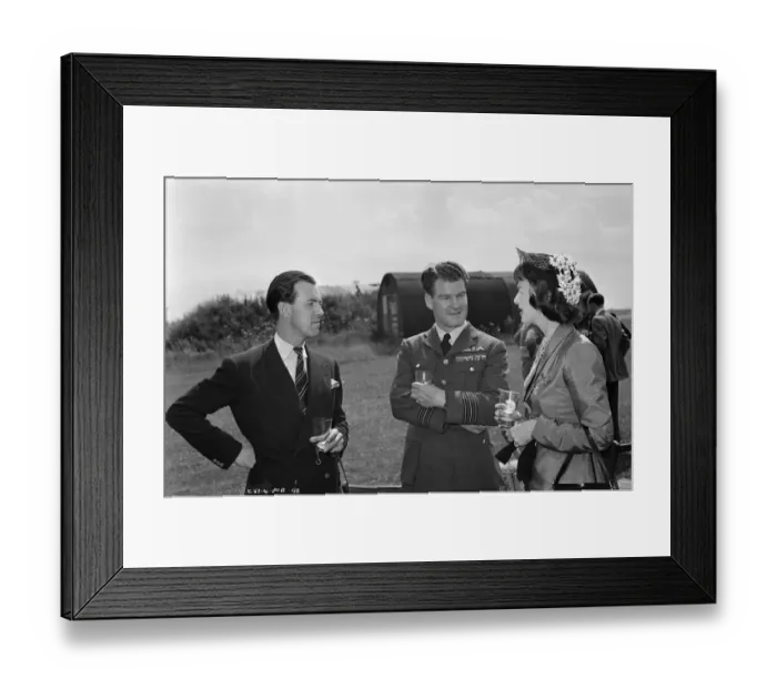 Framed Print : ang1952 bw neg pub 019