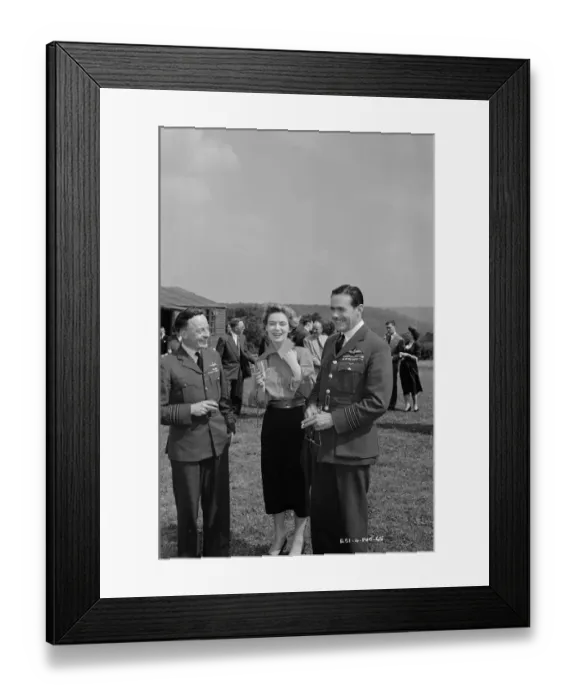 Framed Print : ang1952 bw neg pub 026