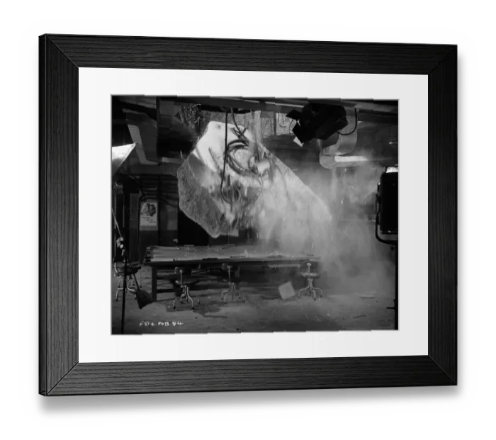 Framed Print : ang1952 bw neg pub 037