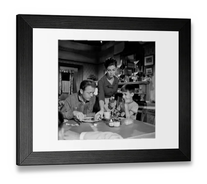 Framed Print : anr1960 bw neg 162