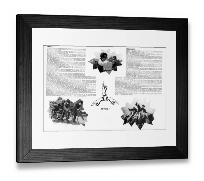 Framed Print : cah1965 bw pbk 003