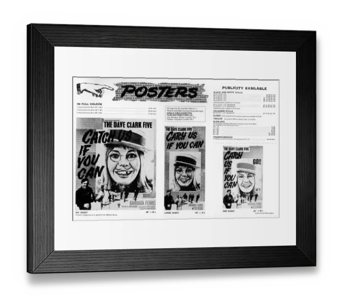 Framed Print : cah1965 bw pbk 011