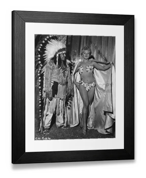 Framed Print : cic1960 bw pri pub 014