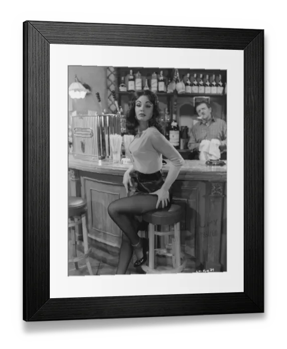 Framed Print : cic1960 bw pri pub 039