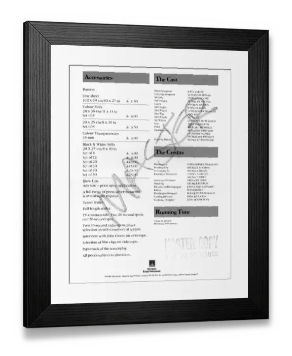 Framed Print : clk1986 bw pbk 006 Framed Print : clk1986 bw pbk 006