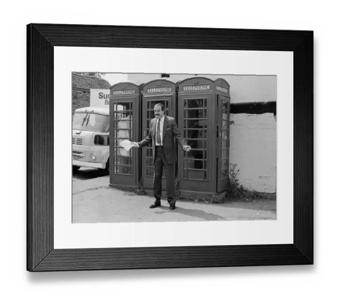 Framed Print : clk1986 bw neg 009
