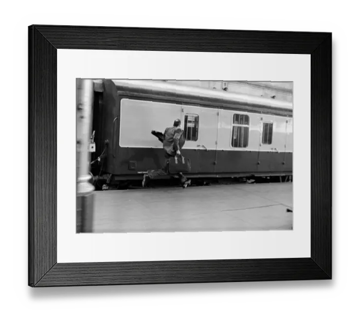 Framed Print : clk1986 bw neg 010