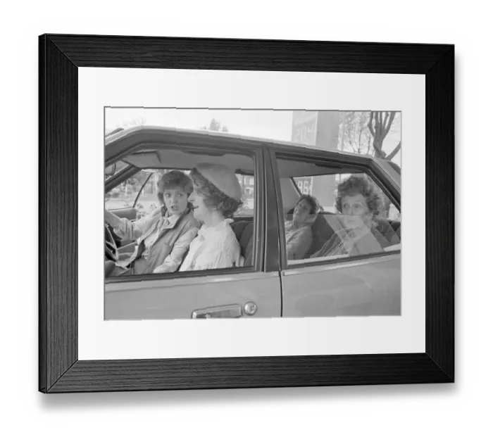 Framed Print : clk1986 bw neg 042