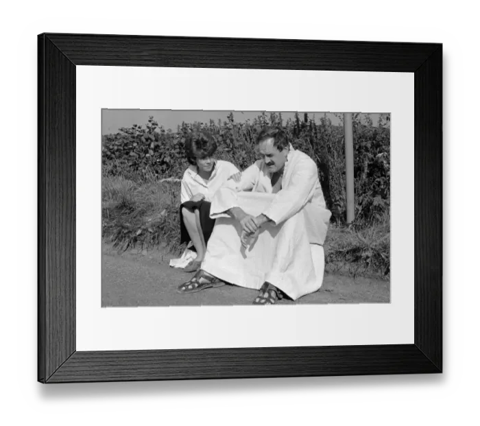 Framed Print : clk1986 bw neg 045